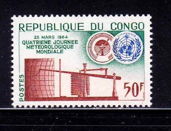 Космос .  Конго 1963 г  MNH - барограф - фото фото фото 0