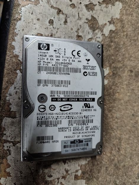 Жесткий диск Винчестер HDD 146 Gb / Гб HP DG146A4960 2.5" SAS № 242911305 - фото фото фото 0