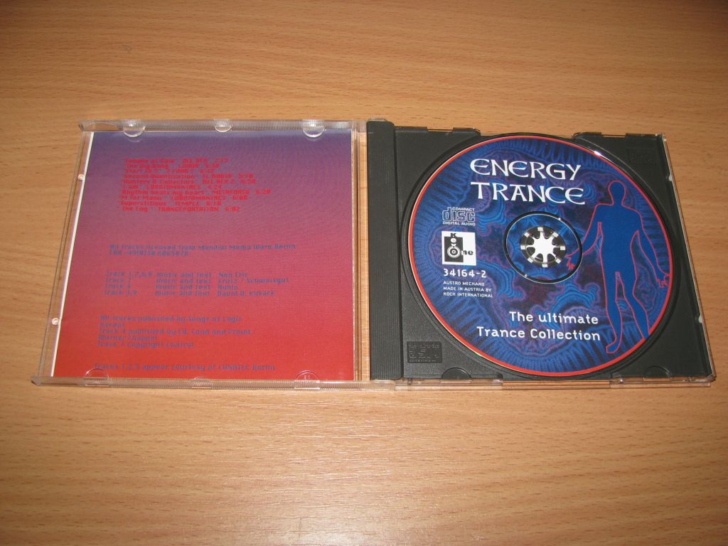 ENERGY TRANCE - The Ultimate Trance Collection   (1993 Key One, Germany) - фото фото фото 1
