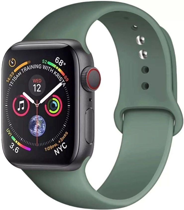 Силиконовый браслет для Apple Watch 38mm / 40mm #58 - фото фото фото 0