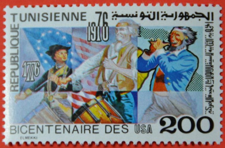 Тунис 200 лет США 1976 MNH - фото фото фото 0