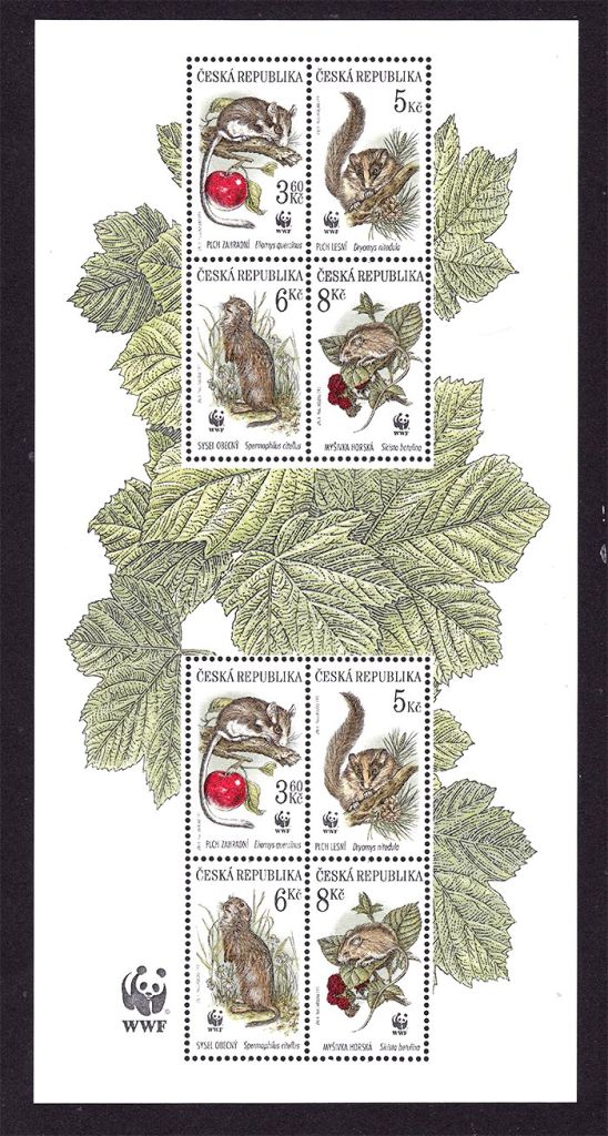 Фауна . Чехия  1996 г  MNH - блок - фото фото фото 0