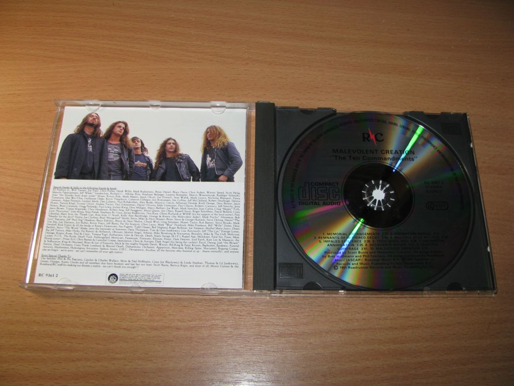 MALEVOLENT CREATION - The Ten Commandments  (1991 Roadracer) - фото фото фото 1