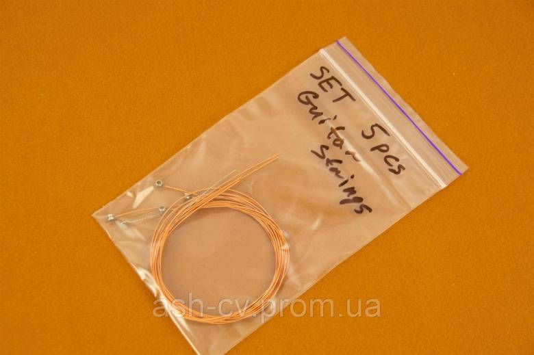 Набір, струн, для гітари, 5 струн, Premium guitar strings 5 psc - фото фото фото 8