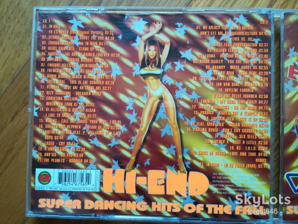 Hi-End-Super dancing hits of the fall 2002-2003-2 части-состояние: 4+ - фото фото фото 1