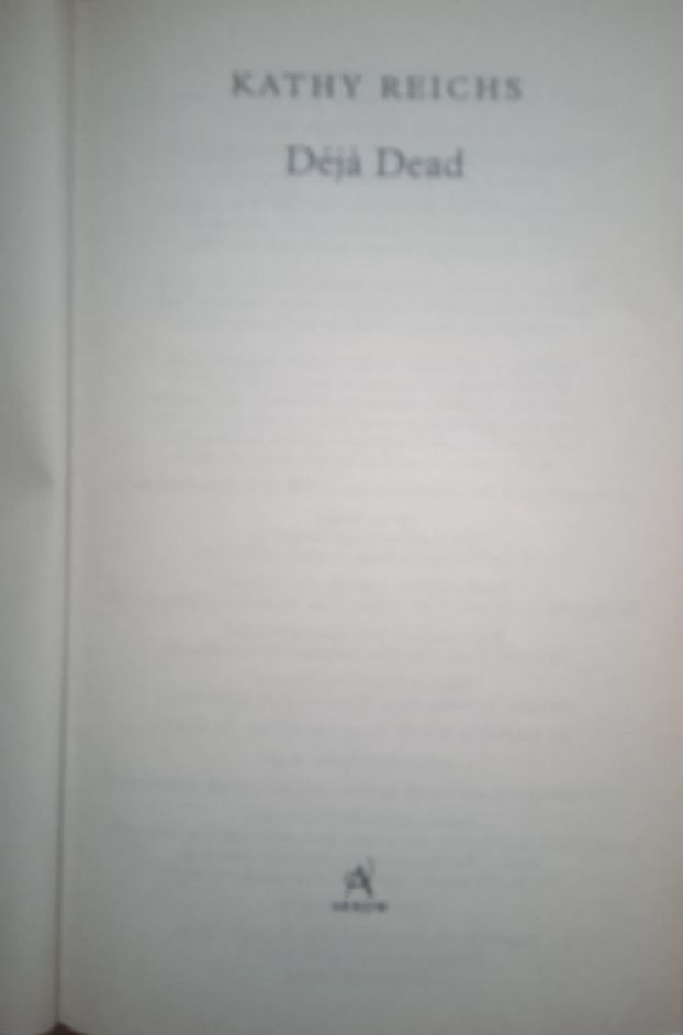 Deja Dead Kathy Reichs English на Английском книга - фото фото фото 3