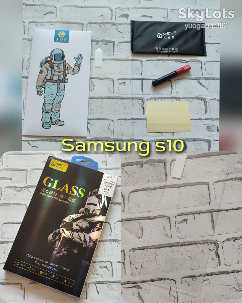 Защитное стекло закругленными краями Samsung s10 - фото фото фото 3