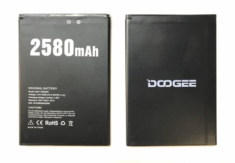 Аккумулятор Батарея для  Doogee X20 BAT17582580 - фото фото фото 0