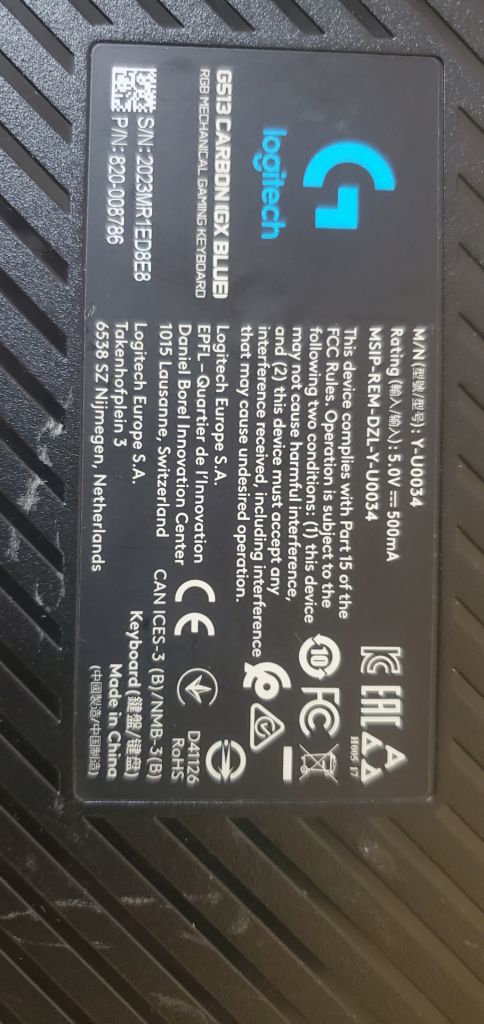 Ігрова клавіатура Logitech G513 механічна RGB підсвітка - фото фото фото 2