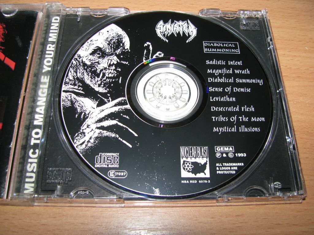 SINISTER - Diabolical Summoning   (1993 Nuclear Blast 1st press,USA) - фото фото фото 2