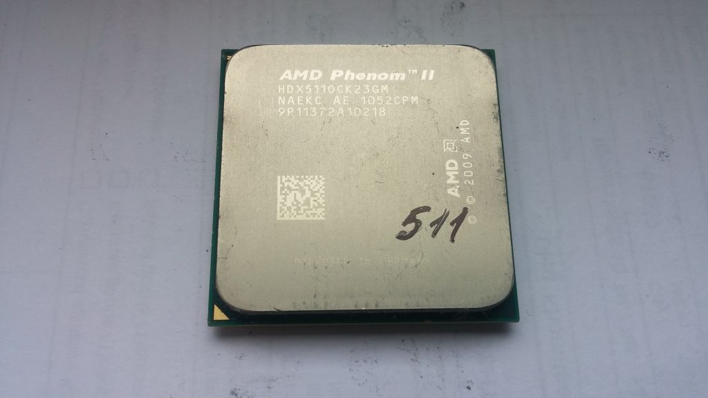 Процессор AMD Phenom II x2 511 2.80GHz/2MB/1800MHz     (HDX5110CK23GM) socket AM3 80W Вживане - фото фото фото 0