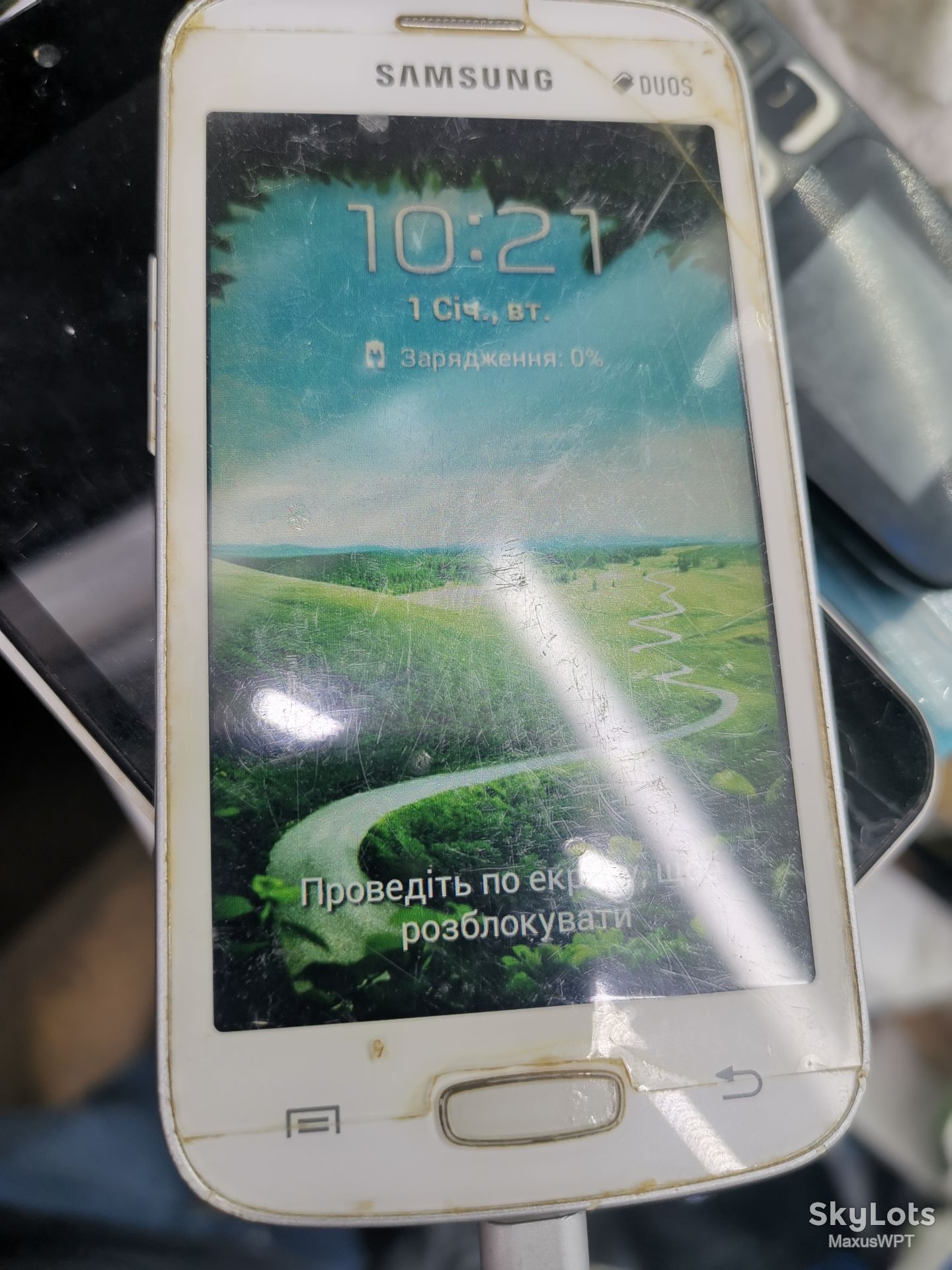 #1054 Sklad Samsung S7262 white - фото фото фото 0
