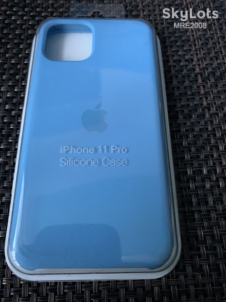 Чехол Silicone Case Copy Apple iPhone 11 Pro blue - фото фото фото 1