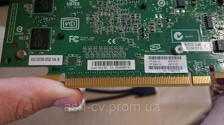 Відеокарта професійна PNY PCI-Ex Quadro NVS 290 - фото фото фото 2