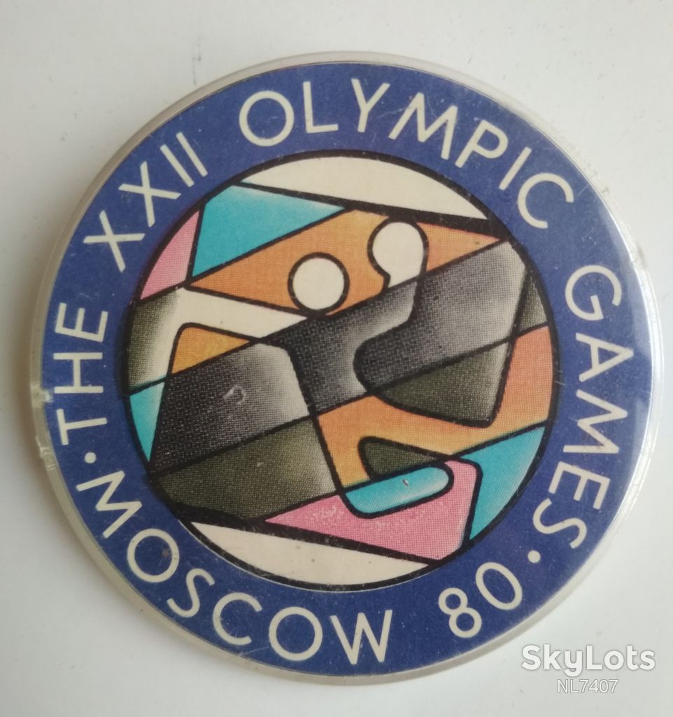 ЗНАЧОК Игры XXII Олимпиады 1980 Москва - фото фото фото 0