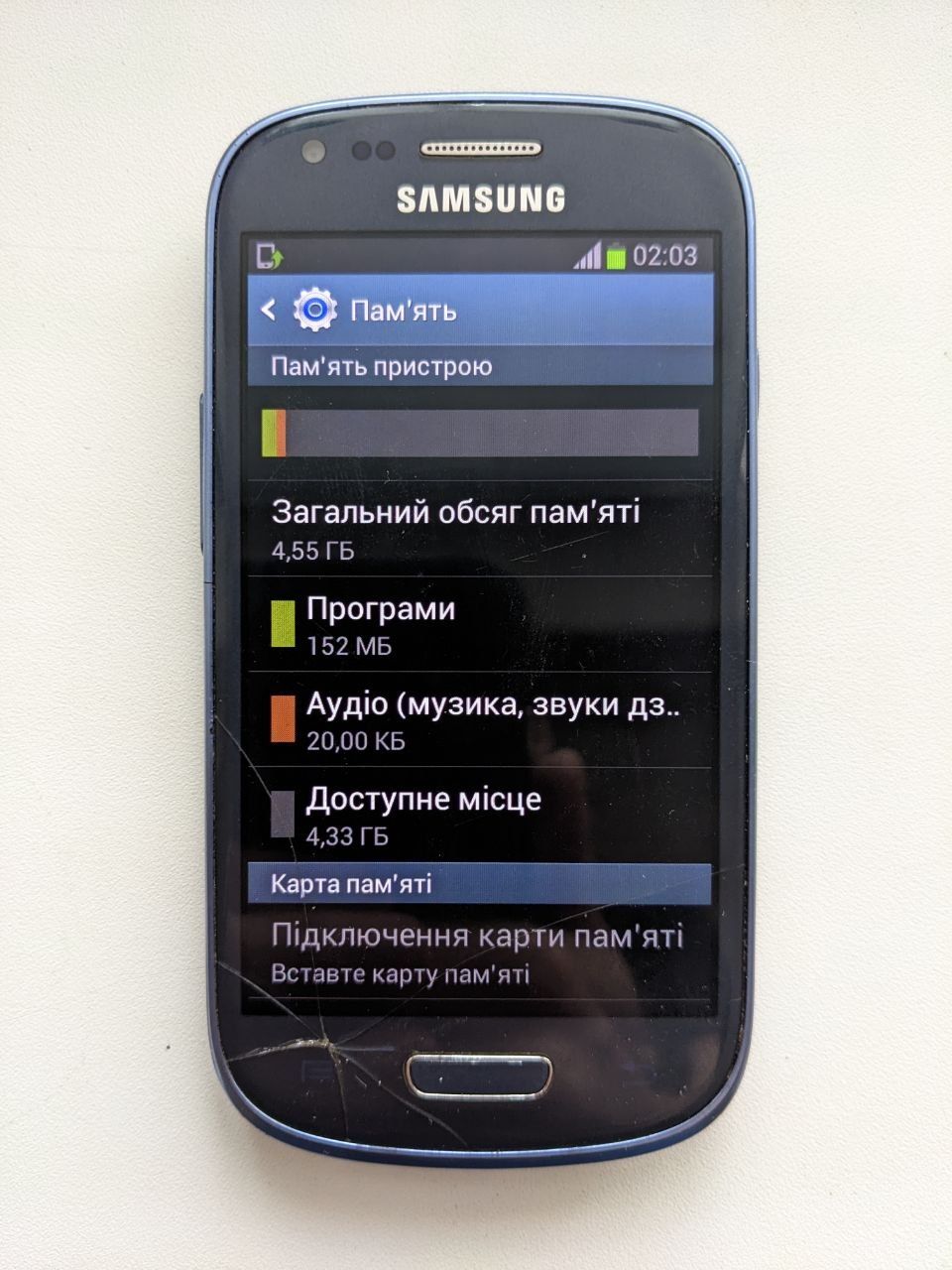 Смартфон Samsung Galaxy S III mini  (GT-I8190) blue бу - фото фото фото 2