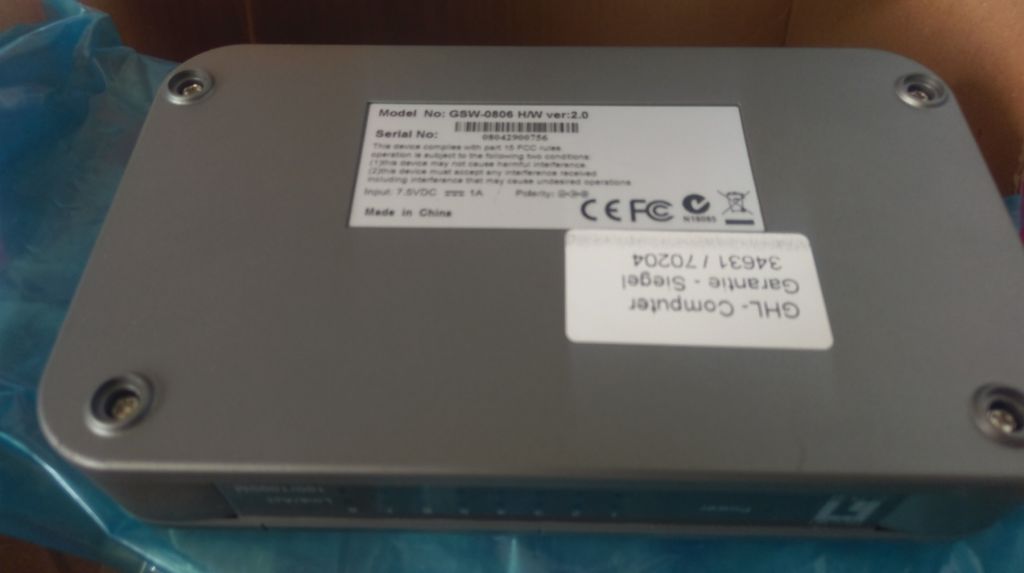Коммутатор Level One GSW-0806 8-port Gigabit Switch - фото фото фото 2