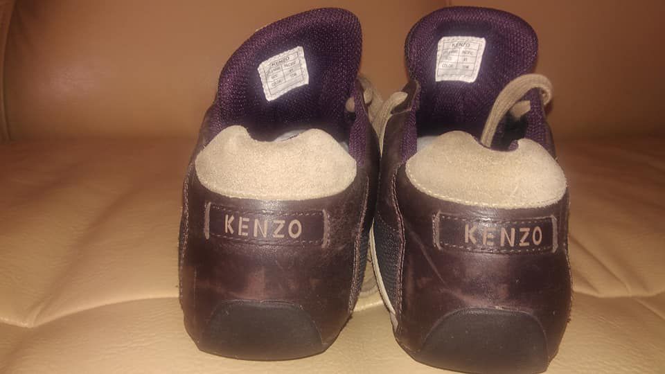 Кожаные кроссовки KENZO 41/ (26,5 cм) - фото фото фото 4