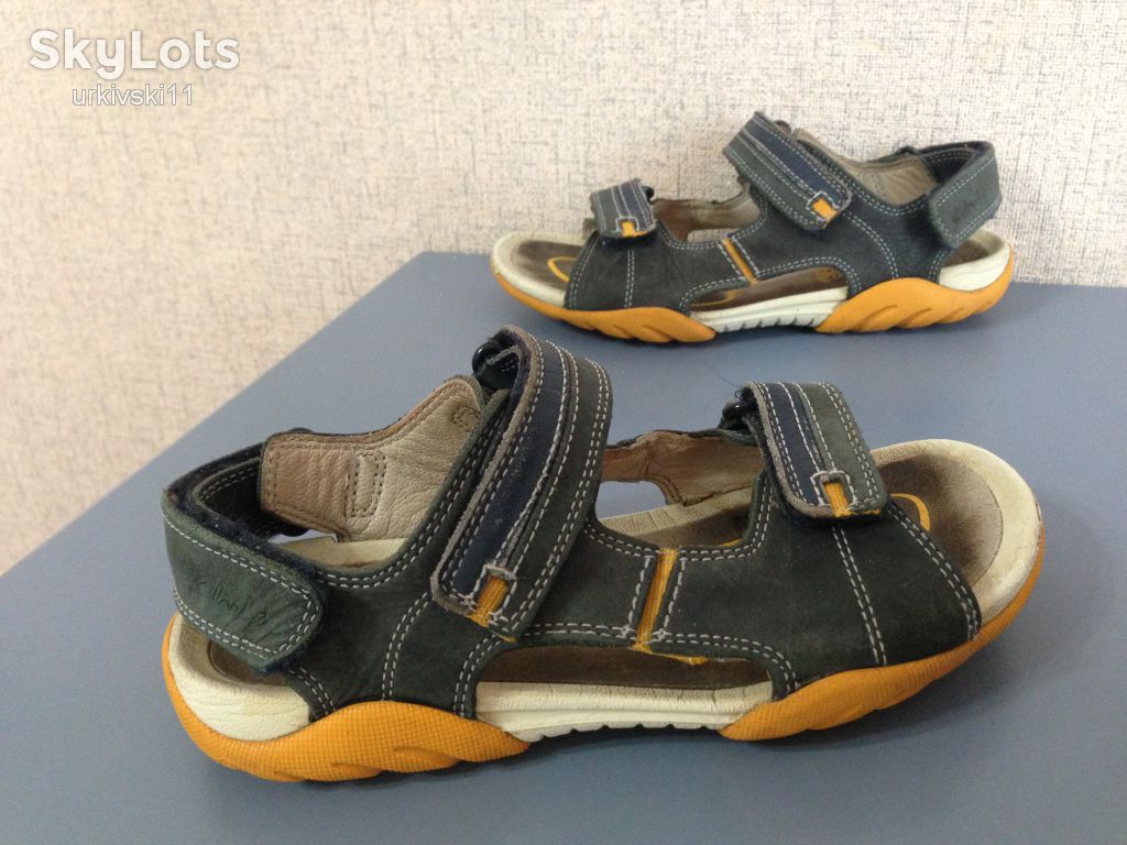 Босоножки для мальчика Clarks Air,р.32,нат.кожа,Вьетнам - фото фото фото 2