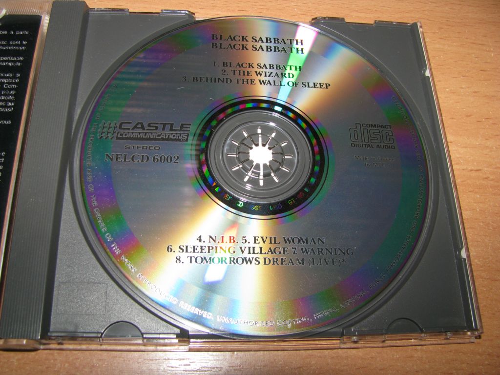 BLACK SABBATH - Black Sabbath S/T      (1986 Castle MPO  1st press) - фото фото фото 2