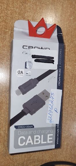 Кабель Crown CMCU-006M USB - Micro USB Black № 221912275 - фото фото фото 1
