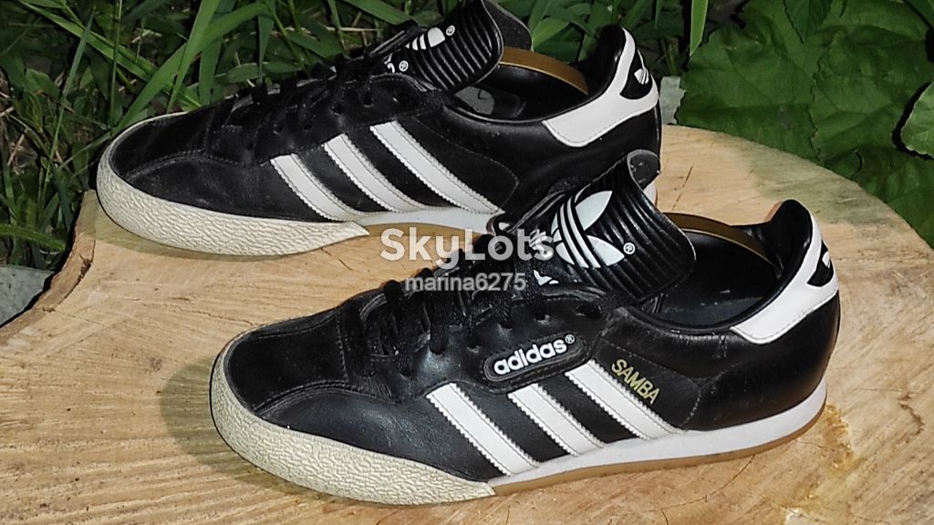 ADIDAS SAMBA~КОЖАНЫЕ КРОССОВКИ ~ОРИГИНАЛ ИНДОНЕЗИЯ р 38 /25 см - фото фото фото 1