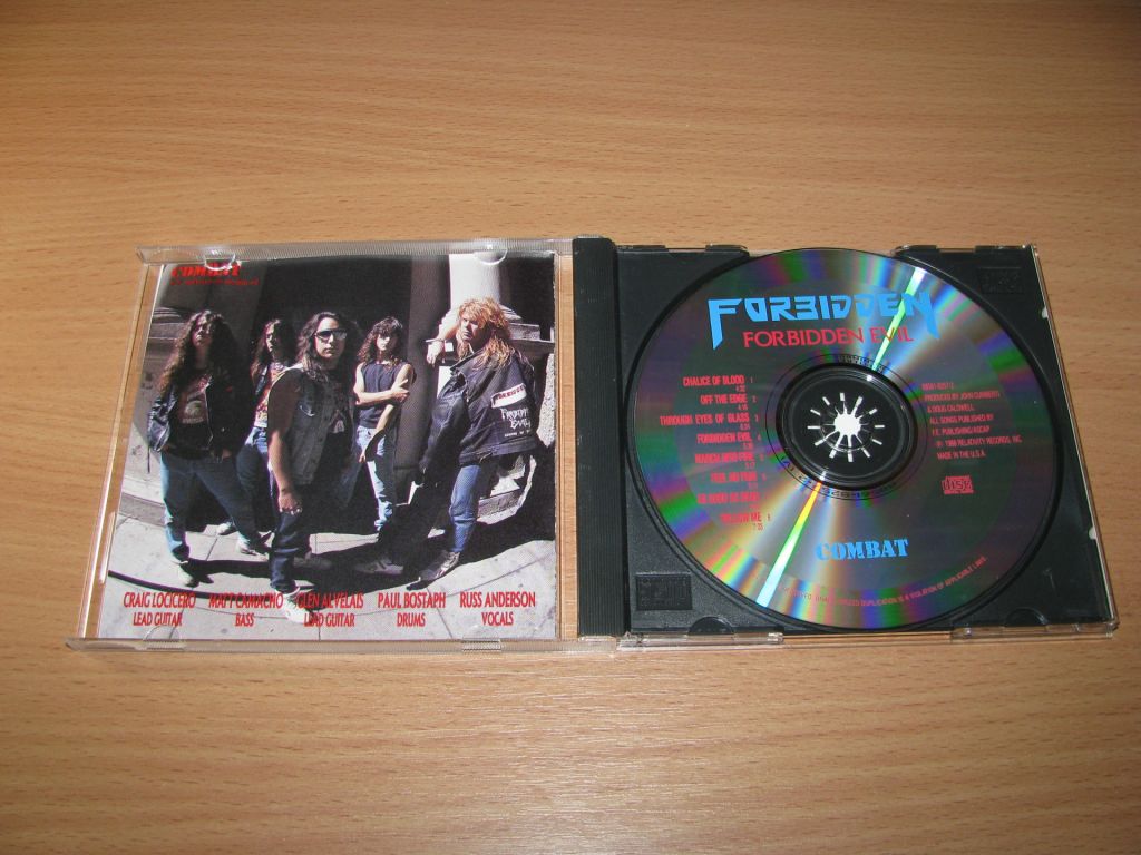 FORBIDDEN - Forbidden Evil   (1988 Combat 1st press,USA) - фото фото фото 1