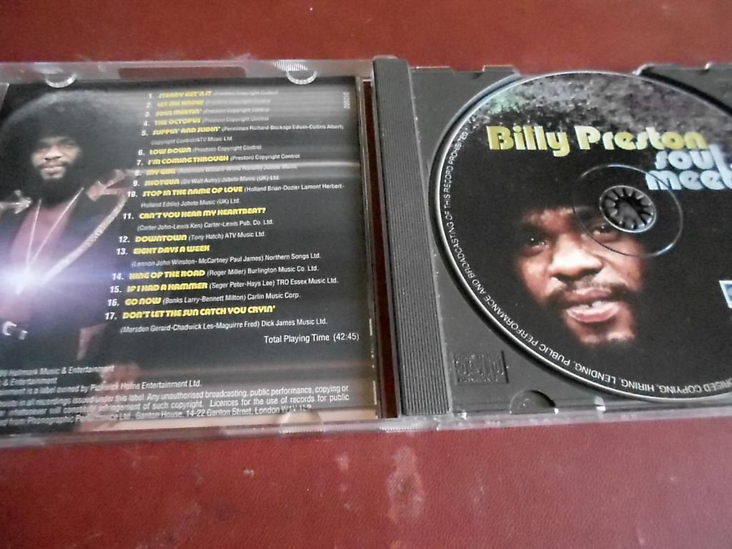 Billy Preston Soul Meetin' CD фирменный б/у - фото фото фото 2