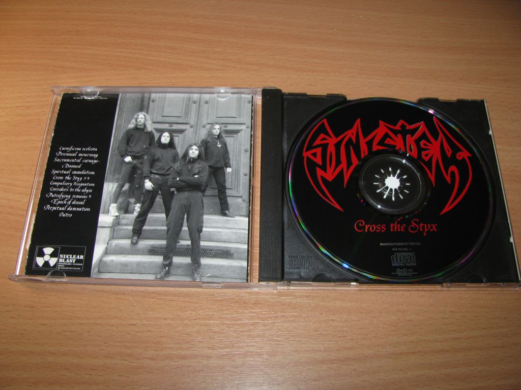 SINISTER - Cross The Styx  (1992 Nuclear Blast ,1st press,USA) - фото фото фото 1