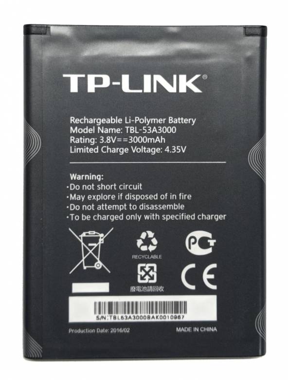 Аккумулятор TP-Link M7450 / M7650 TBL-53A3000 / TBL-53B3000 - фото фото фото 0