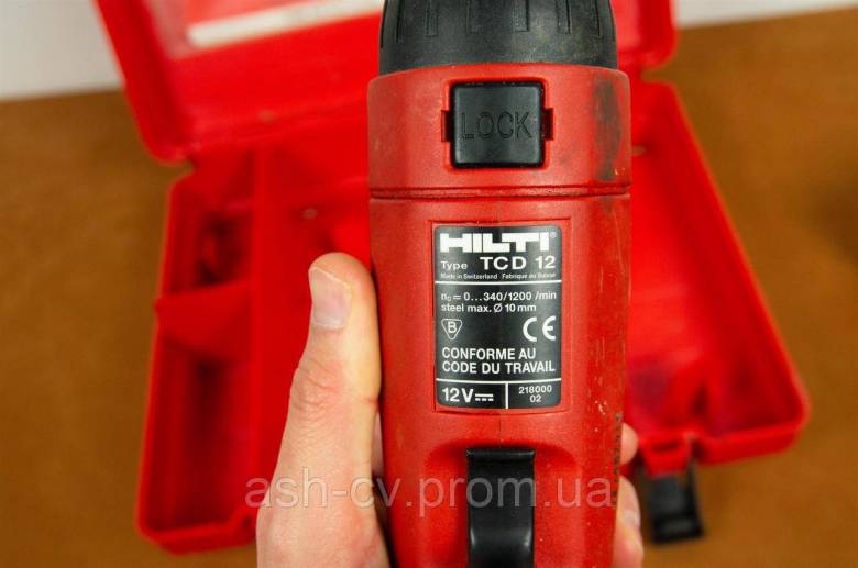 Шуруповерт, HILTI, TCD 12, Потрібна заміна акумулятора - фото фото фото 6