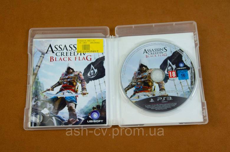 Диск для Playstation 3, гра ASSASSINS CREED IV - BLACK FLAG - фото фото фото 3
