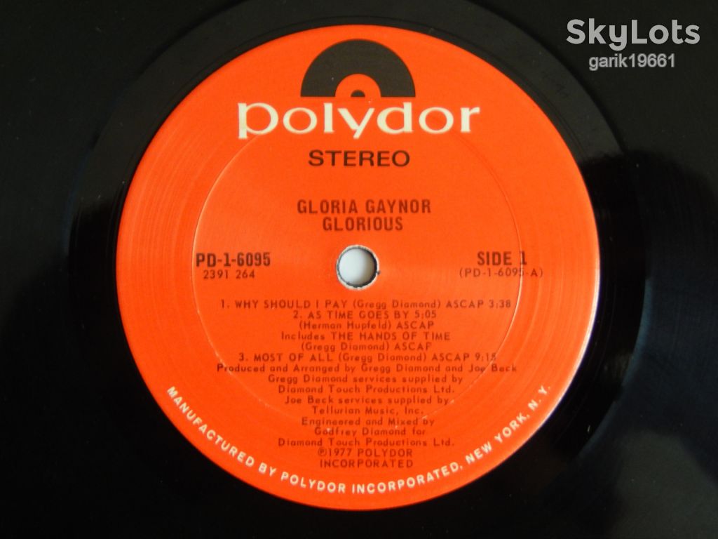 Gloria Gaynor ‎– Glorious   (Polydor ‎– PD-1-6095, US) EX/EX+ - фото фото фото 2
