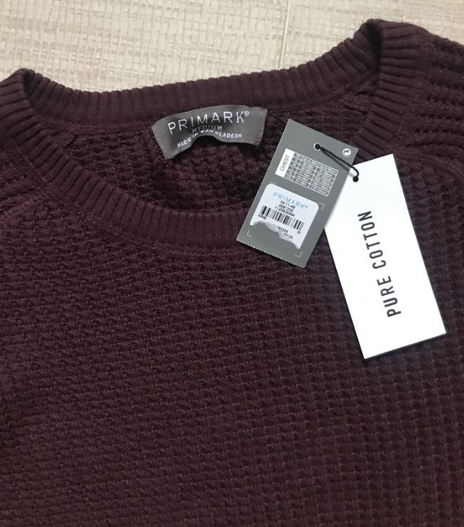 Стильный, качественный реглан ,,вафелька,, кофта, от Primark. М/L - фото фото фото 3