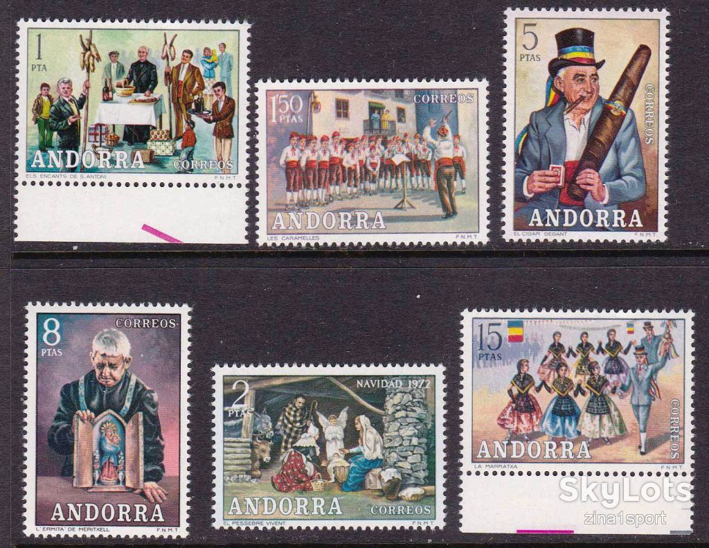 Андорра - Исп.  1972 г - MNH - - фото фото фото 0