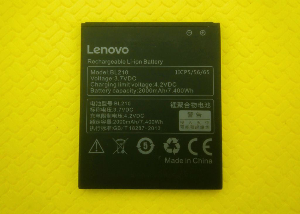 Аккумулятор акб bl210 Lenovo S820       (2000 mAh) - фото фото фото 2