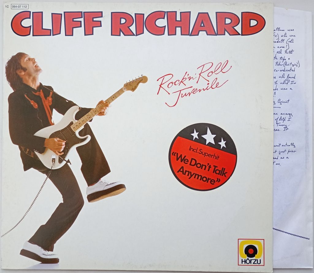 CLIFF RICHARD Rock 'N' Roll Juvenile LP EX - фото фото фото 0