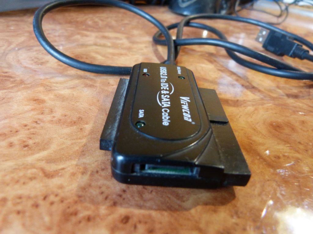 Адаптер SATA/IDE -> USB 2.0 - Viewcon з функцією клонування   (кнопкою) - фото фото фото 1