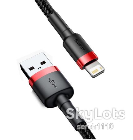 Baseus USB Lightning кабель быстрой зарядки 5V/2.4A 1м! - фото фото фото 2