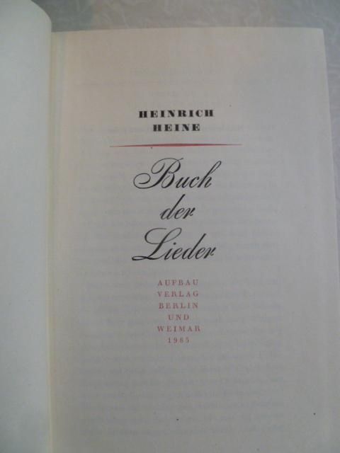 Heinrich Heine – Buch der Lieder - фото фото фото 3