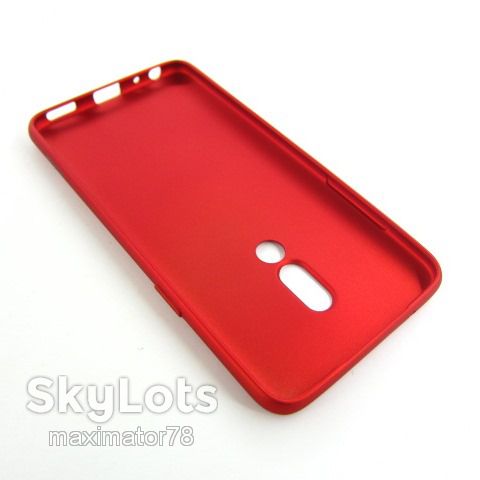 ЧЕХОЛ НАКЛАДКА Meizu 15 SOFT TOUCH красный - фото фото фото 1