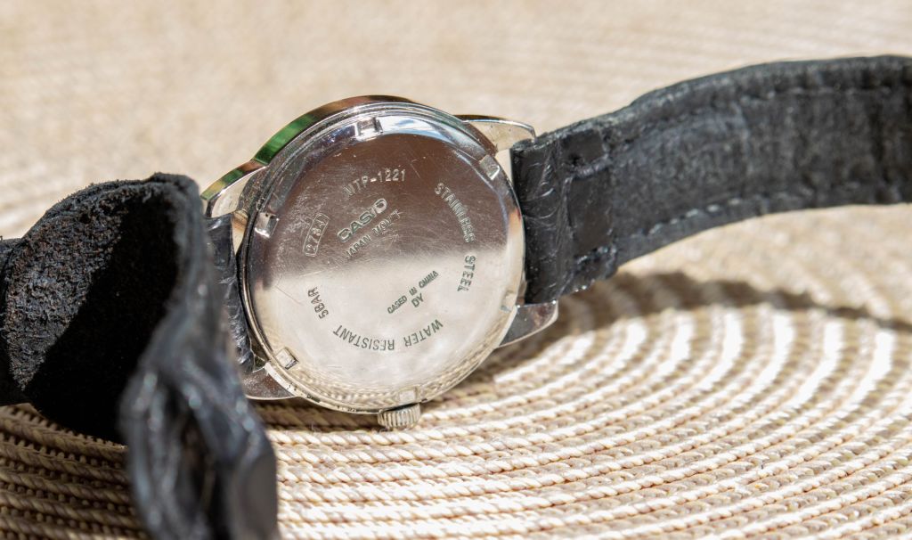 Casio Collection MTP-1221A-2AVEF Ремень крокодил - фото фото фото 7