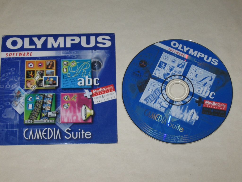 CD Olympus Software ABC Camedia Suite + Media Extension for Windows  (Japan, 1999) - фото фото фото 0