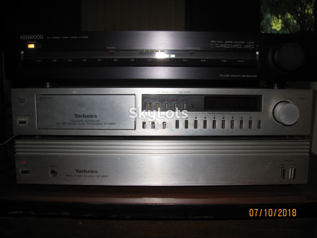 УСИЛИТЕЛЬ TECHNICS SE-A808+ST-K808   2-х блочный - фото фото фото 0
