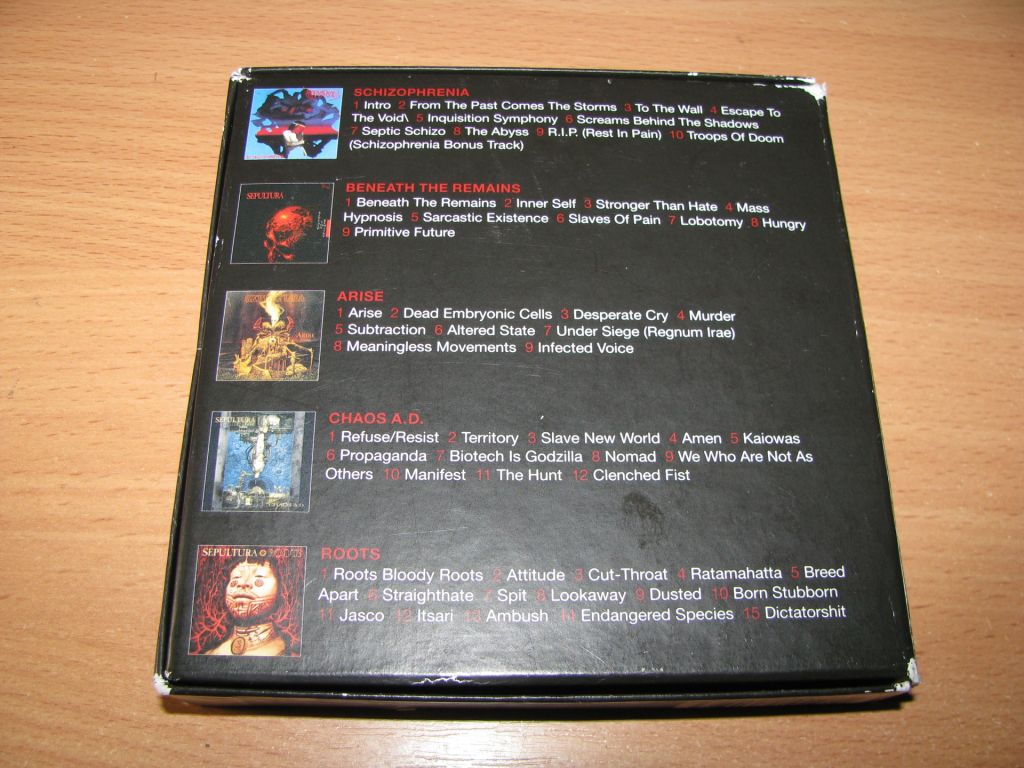 SEPULTURA - The Complete Collection 1987-1996  (2013 Roadrunner 5CD BOX) - фото фото фото 3