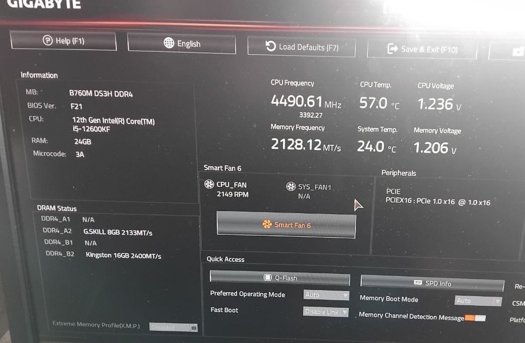Мать 1700, Gigabyte B760M DS3H DDR4. Intel B760 - фото фото фото 3