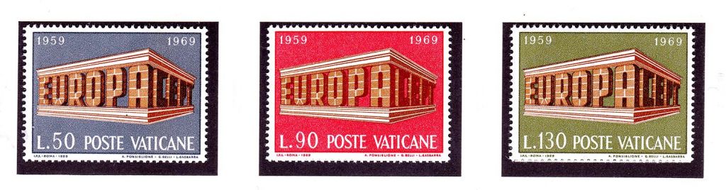 Ватикан  1969 г . MNH - EUROPA  CEPT - - фото фото фото 0