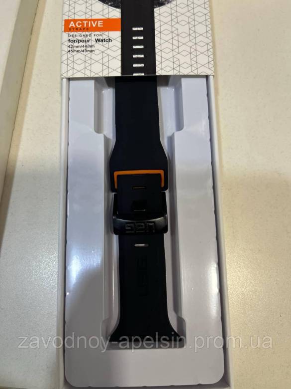 Ремешок Apple Watch 42 44 45 49 UAG (черный) - фото фото фото 0