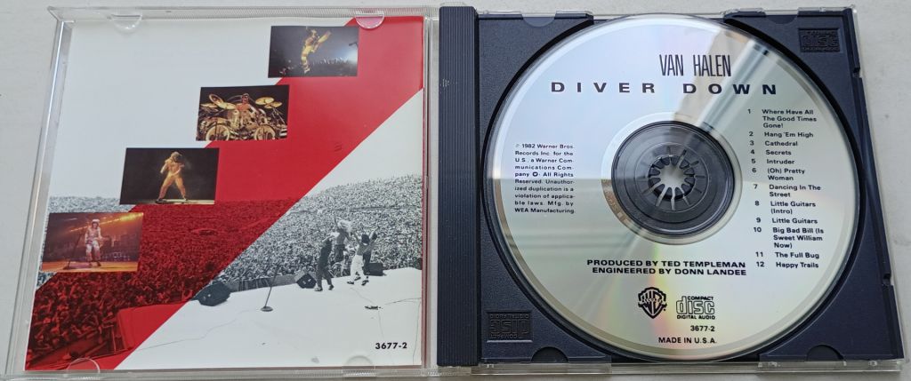 VAN HALEN Diver Down CD US - фото фото фото 1
