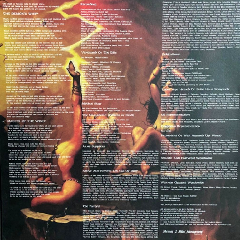 Manowar - The Triumph Of Steel - 1992.  (2LP). Colour Vinyl. France. S/S. - фото фото фото 3
